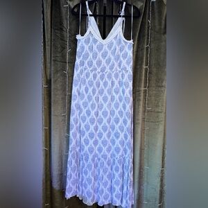 Angie maxi floral maxi dress -S